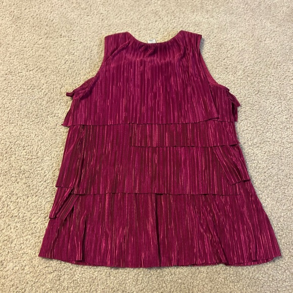 Christopher & Banks Fuchsia Sleeveless Tank Top - Picture 3 of 3